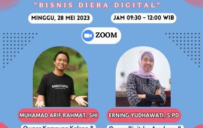 WEBINAR STRATEGI MARKETING BISNIS DI ERA DIGITAL