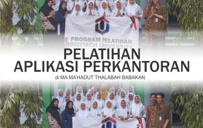 Pelatihan Administrasi Perkantoran  untuk Siswa Siswi MA MA’HADUT THOLABAH TEGAL