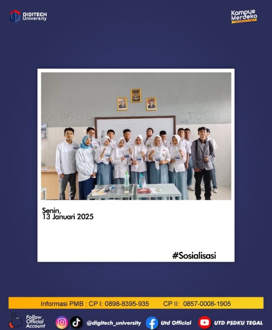 Sosialisasi di SMK Muhammadiyah 1 Tegal