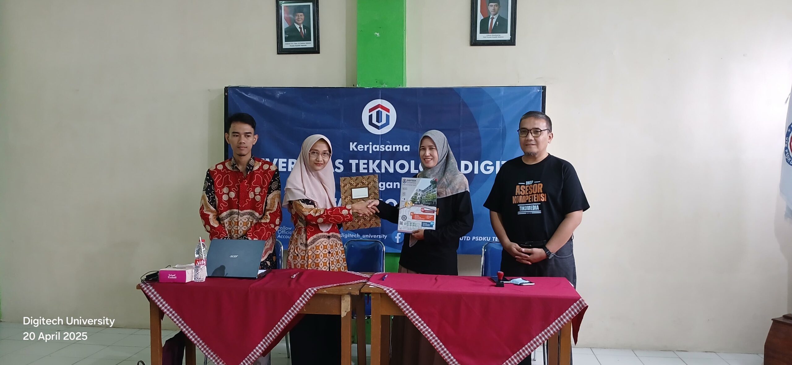 Kerjasama Tri Dharma Perguruan Tinggi antara Digitech University dengan LSP TiKom